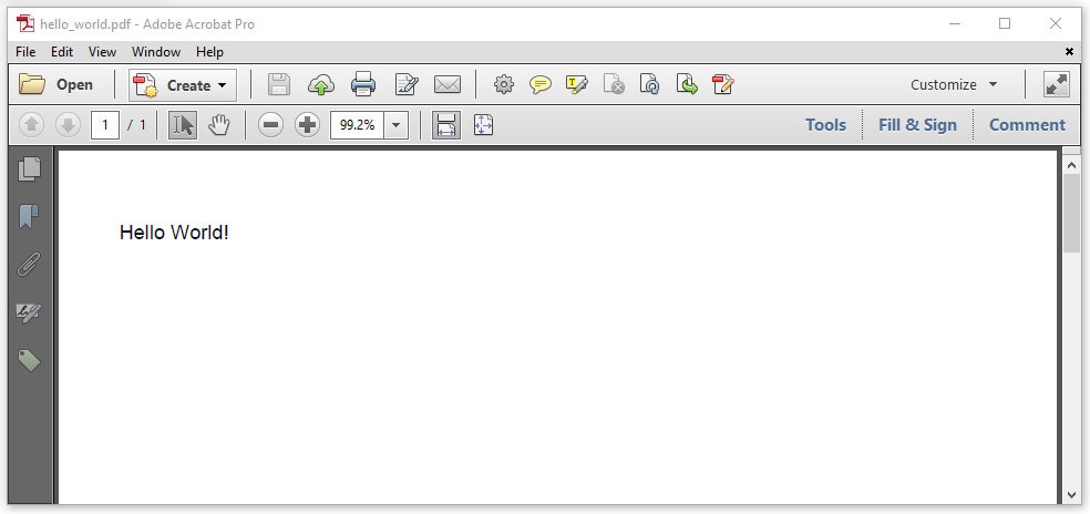 Hello World pdf